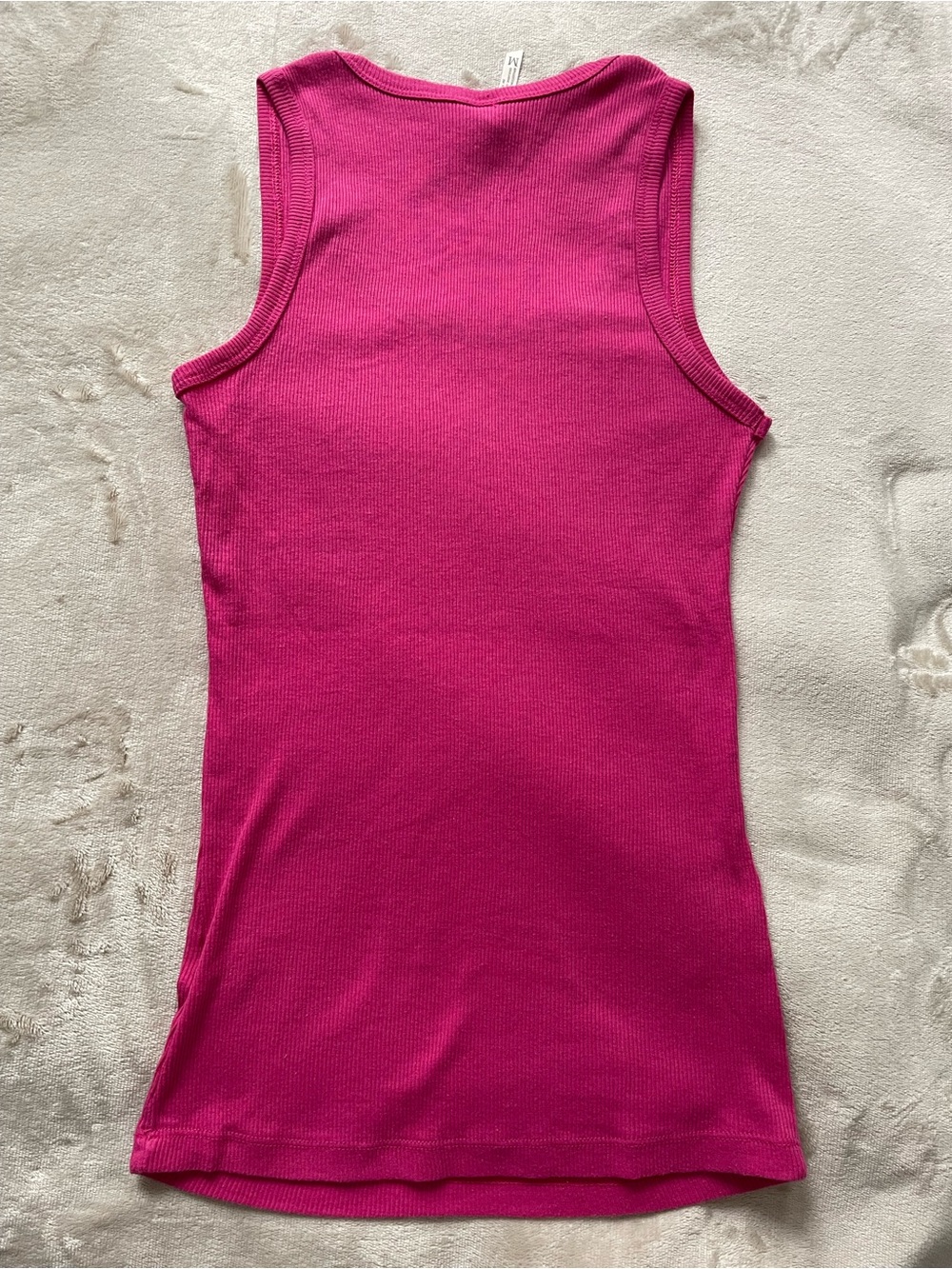 Hot Pink Rhinestone Tank Top - Picture 6 of 7